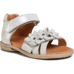 Sandały FRODDO - G2150117-1 M White. Szare sandały dziewczęce Froddo, ze skóry, bez zapięcia. W wyprzedaży za 199,00 zł.
