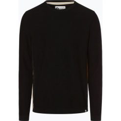 Jack & Jones - Sweter męski – Jcoheat, czarny. Czarne swetry męskie marki Jack & Jones, s, bez wzorów, z kontrastowym kołnierzykiem, bez kaptura. Za 229,95 zł.