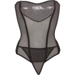 Bielizna damska: Gorset + stringi (2 części) bonprix czarny