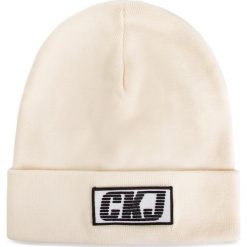 Czapka CALVIN KLEIN JEANS - J Ckj Bmx Beanie W K60K605286 107. Białe czapki damskie Calvin Klein Jeans, bez wzorów, z bawełny. W wyprzedaży za 169,00 zł.