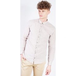 Koszula męska jednokolorowa. Brązowe koszule męskie JOOP! Jeans, xl, bez wzorów, button down, bez rękawów. Za 108,00 zł.