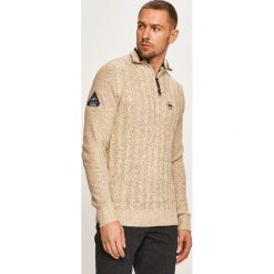 Jack & Jones - Sweter. Szare swetry męskie Jack & Jones, m, bez wzorów, z poliesteru, bez kołnierzyka, bez kaptura. W wyprzedaży za 139,90 zł.