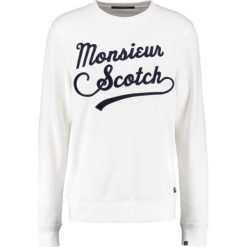Bluzy męskie: Scotch & Soda CHEST ART Bluza denim white