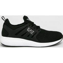 EA7 Emporio Armani - Buty. Czerwone buty sportowe męskie EA7 Emporio Armani, z gumy, na sznurówki. Za 639,90 zł.