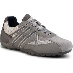 Sneakersy GEOX - U Ravex C U023FC 0AU14 C9014 Stone/Lt Grey. Szare sneakersy męskie Geox, na co dzień, bez wzorów, ze skóry, klasyczne, bez zapięcia. W wyprzedaży za 249,00 zł.