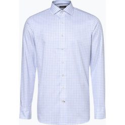 OLYMP SIGNATURE - Koszula męska łatwa w prasowaniu – Savio, niebieski. Czarne koszule męskie non-iron marki OLYMP SIGNATURE, m, z bawełny. Za 449,95 zł.