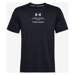 Under Armour Originators Of Performance Koszulka Czarny. Czarne podkoszulki męskie Under Armour, m, z nadrukiem, z bawełny, z krótkim rękawem. Za 171,95 zł.