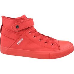 Big Star Shoes FF174141 trampki męskie czerwone 42. Czerwone trampki męskie BIG STAR, bez wzorów, z tkaniny, klasyczne, za kostkę, na sznurówki. W wyprzedaży za 139,99 zł.