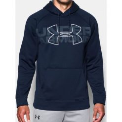 Bluzy męskie: Under Armour Bluza męska AF Graphic PO Hoodie granatowa r. XS (1313503-410)