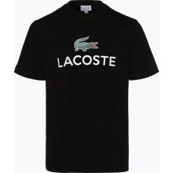 Lacoste - T-shirt męski, czarny. Czarne t-shirty męskie marki Lacoste, l, z napisami. Za 199,95 zł.