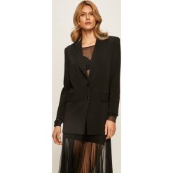 Patrizia Pepe - Żakiet. Czarne kamizelki damskie Patrizia Pepe, s, bez wzorów, z elastanu, eleganckie, bez kaptura. Za 1999,00 zł.