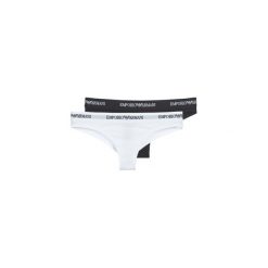Figi Emporio Armani CC317-163337-00911. Czarne skarpetki damskie Emporio Armani, bez wzorów. Za 189,00 zł.
