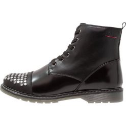 S.Oliver RED LABEL Botki sznurowane black. Czarne botki damskie skórzane marki s.Oliver RED LABEL, na sznurówki. W wyprzedaży za 181,35 zł.