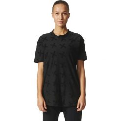 KOSZULKA ADIDAS TACTICS TEE BLACK BP7050. Czarne koszulki damskie marki Adidas, bez wzorów, bez kołnierzyka, bez rękawów. Za 99,00 zł.