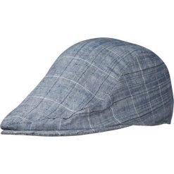 Niebieski Letni Męski Kaszkiet, Przewiewny, Wakacyjny -EM Men's Accessories- w Kratkę CPAEMACSKASZKIET5101. Niebieskie czapki męskie Em men's accessories, w kratkę, wakacyjne. W wyprzedaży za 47,20 zł.