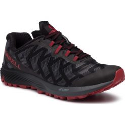 Buty MERRELL - Agility Synthesis Flex J85767 Black/Cherry. Czarne buty sportowe męskie Merrell, z tworzywa sztucznego, bez zapięcia, do biegania. Za 399,00 zł.