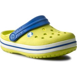 Sandały chłopięce: Klapki CROCS – Crocband Kids 10998 Citrus/Sea Blue