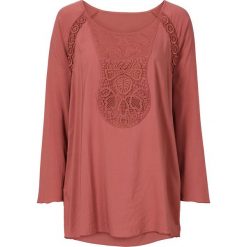 Tuniki damskie: Tunika bonprix brązowy marsala