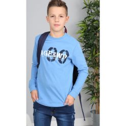 Niebieska Bluzka NDZ7606. Niebieskie t-shirty chłopięce Fasardi, bez wzorów, bez rękawów. Za 29,00 zł.
