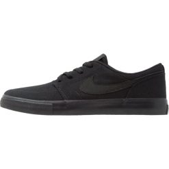 Nike SB PORTMORE II SS CNVS Tenisówki i Trampki black. Czarne tenisówki damskie marki Nike SB, z tworzywa sztucznego. Za 269,00 zł.