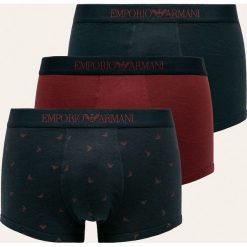 Emporio Armani - Bokserki (3 pack). Czarne bokserki męskie Emporio Armani, bez wzorów, z elastanu. W wyprzedaży za 179,90 zł.
