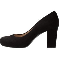 Unisa NUMIS Czółenka na platformie black. Czarne buty ślubne damskie Unisa, z materiału, na platformie. Za 419,00 zł.