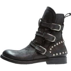Buty zimowe męskie: A.S.98 SAMURAI Botki kowbojki i motocyklowe nero