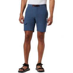Krótkie spodenki trekkingowe Columbia Maxtrail 1883463478. Niebieskie spodenki i szorty męskie Columbia, m, bez wzorów, krótkie. Za 175,99 zł.