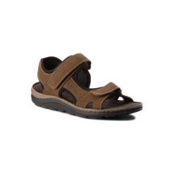 LASOCKI FOR MEN MI18-920B. Brązowe sandały męskie Lasocki For Men, ze skóry, bez zapięcia. Za 119,99 zł.