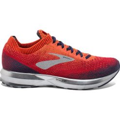 Buty Brooks Levitate 2 M Granatowo-Pomarańczowe. Pomarańczowe buty sportowe męskie Brooks, z dzianiny, na sznurówki, do biegania. Za 519,99 zł.