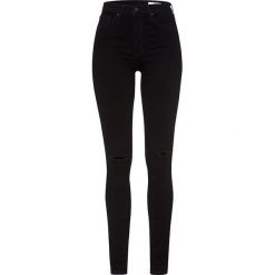 Dżinsy "Natalia" - Super Skinny fit - w kolorze czarnym. Czarne jeansy damskie Cross Jeans, l, z podwyższonym stanem. W wyprzedaży za 85,95 zł.