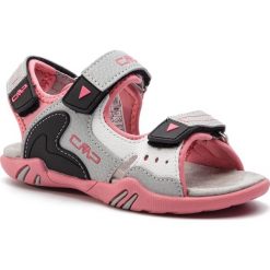 Sandały CMP - Kids Alphard Hiking Sandal 39Q9614 Ice/Corallo 36XC. Szare sandały dziewczęce CMP, ze skóry ekologicznej, bez zapięcia. W wyprzedaży za 139,00 zł.