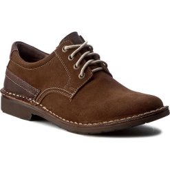 Półbuty GREGOR - 01850-ME-WAO_-DU211-DS CIemny Brąz. Pomarańczowe półbuty męskie marki Gregor, na co dzień, bez wzorów, ze skóry, eleganckie, bez zapięcia. W wyprzedaży za 159,00 zł.