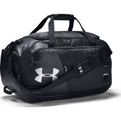Under Armour Undeniable 4.0 Medium Sportovní Torba Czarny. Czarne torby męskie na ramię Under Armour, w paski, z poliesteru. Za 223,95 zł.