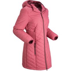 Lekka kurtka pikowana z workiem bonprix dymny malinowy - czerwony klonowy. Różowe kurtki damskie bonprix, bez wzorów, bez kaptura. Za 124,99 zł.