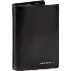 Portfele męskie: Duży Portfel Męski PETERSON – 339 W Black