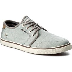 Tenisówki WRANGLER - Mitos Derby WM171020 Lt. Grey 54. Szare tenisówki męskie Wrangler, z gumy. W wyprzedaży za 159,00 zł.