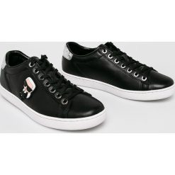 Karl Lagerfeld - Buty. Białe buty sportowe damskie KARL LAGERFELD, bez wzorów, ze skóry, sportowe. Za 689,90 zł.