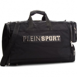 Torba PLEIN SPORT - Medium Travel Bag Corrad F18A MBD0102 SNY001N Black 02. Czarne torebki klasyczne damskie Plein Sport, z materiału. Za 2509,00 zł.