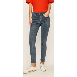 Tommy Hilfiger - Jeansy Como. Niebieskie jeansy damskie TOMMY HILFIGER, bez wzorów, z elastanu. Za 539,90 zł.