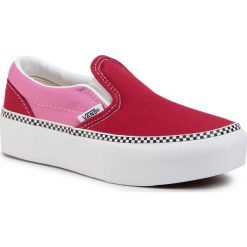 Tenisówki VANS - Classic Slip-On P VN0A3TL1WVX1 (2-Tone)Chlpepr/Fchsiapnk. Czerwone trampki dziewczęce Vans, z gumy. Za 219,00 zł.
