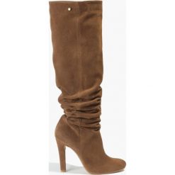 Buty zimowe damskie: Kozaki brązowe
