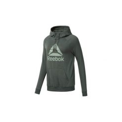 Bluzy Reebok Sport Bluza z kapturem Workout Ready Logo. Zielone bluzy sportowe damskie Reebok Sport, s, z kapturem. Za 229,00 zł.