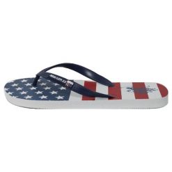U.S. Polo Assn. Japonki Męskie Remo 2 Flag 41 Wielokolorowe. Szare klapki damskie U.S. Polo Assn., bez wzorów. Za 89,00 zł.