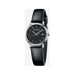 Calvin Klein Established Zegarek Czarny. Czarne zegarki damskie Calvin Klein, srebrne. Za 1064,95 zł.