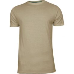 Beżowy Bawełniany T-Shirt Męski Bez Nadruku -Brave Soul- Koszulka, Krótki Rękaw, Basic TSBRSSS20GRAILmushroom. Brązowe koszulki męskie Brave Soul, na lato, m, z nadrukiem, z bawełny, casualowe, bez kołnierzyka, krótkie. Za 29,00 zł.
