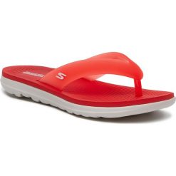 Japonki SKECHERS - Nextwave Ultra 16226/CRL Coral. Pomarańczowe klapki damskie Skechers, bez wzorów, z tworzywa sztucznego, bez obcasa. W wyprzedaży za 139,00 zł.
