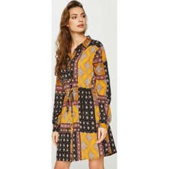 Answear - Sukienka Orient Express. Sukienki damskie ANSWEAR, na co dzień, s, bez wzorów, z elastanu, casualowe, bez kołnierzyka, z długim rękawem, długie, mini, proste. W wyprzedaży za 59,90 zł.