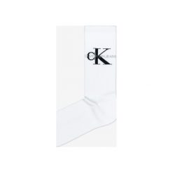 Calvin Klein Skarpetki Biały. Białe skarpetki męskie Calvin Klein, bez wzorów, z elastanu. Za 47,95 zł.