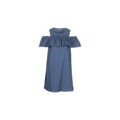 Sukienki krótkie Vero Moda VMSAMBA. Niebieskie sukienki mini marki Vero Moda, s, z krótkim rękawem. Za 103,20 zł.